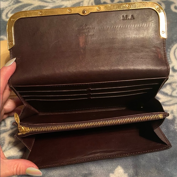 LV💜Portefeuille Rossmore Purple Vernis Wallet - Picture 11 of 16